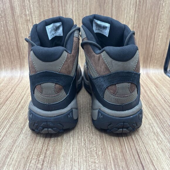 Merrell Reflex 3 Mid Mens Size 9.5 Boots Brown Leather Waterproof Hiking Boots - Picture 4 of 8
